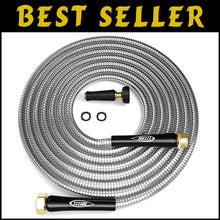 Load image into Gallery viewer, Flexible 200FT Metal Garden Hose - Lightweight, Corrosion-Resistant &amp; Kink-Free