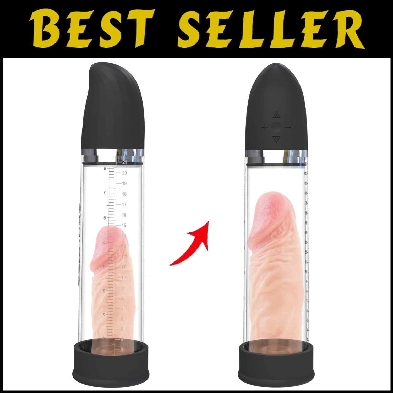 Rechargeable Electric Penis Pump with 5 Suction Levels for Stronger Erections