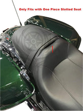 Load image into Gallery viewer, Adjustable Plug-in Gloss Black Backrest Kit for Harley Electra Glide 1997-2023