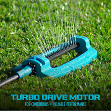 Load image into Gallery viewer, Heavy-Duty Oscillating Sprinkler with Metal Base - 4,400 Sq Ft Lawn Coverage