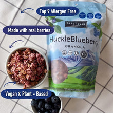 Load image into Gallery viewer, Allergen-Free HuckleBlueberry Granola - Delicious Crunchy Vegan Breakfast 6 Pack
