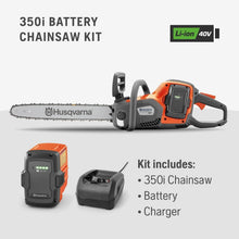 Load image into Gallery viewer, Battery-Powered Power Axe 350i Chainsaw: 25% More Power Boost Mode Included