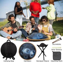 Load image into Gallery viewer, High-Quality 440Hz 22-Inch D Minor Hand Pan Drum with Complete Accessories