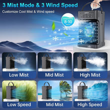 Load image into Gallery viewer, Lightweight Portable AC Unit with Timer and Remote Control for Easy Cooling