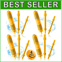 Load image into Gallery viewer, Premium Yellow Hot Tub Filter Sticks – Durable Spa Mineral Infusion, 4 Pack