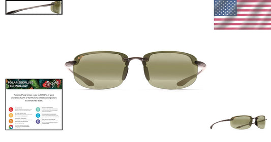 Elegant Rimless Polarized Reading Sunglasses with 2.5X Magnification Technology