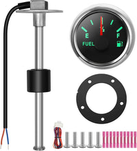 Load image into Gallery viewer, Universal Fit Fuel Sender and Gauge for Boats, Trucks, and RVs - Quick Install