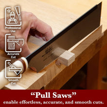 Load image into Gallery viewer, Professional 9.5" Dozuki Dovetail Saw - Razor Sharp Japanese Woodworking Tool