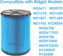 Load image into Gallery viewer, 4-Pack VF5000 Replacement Filters &amp; VF3502 Dust Capture Bags for Ridgid Models