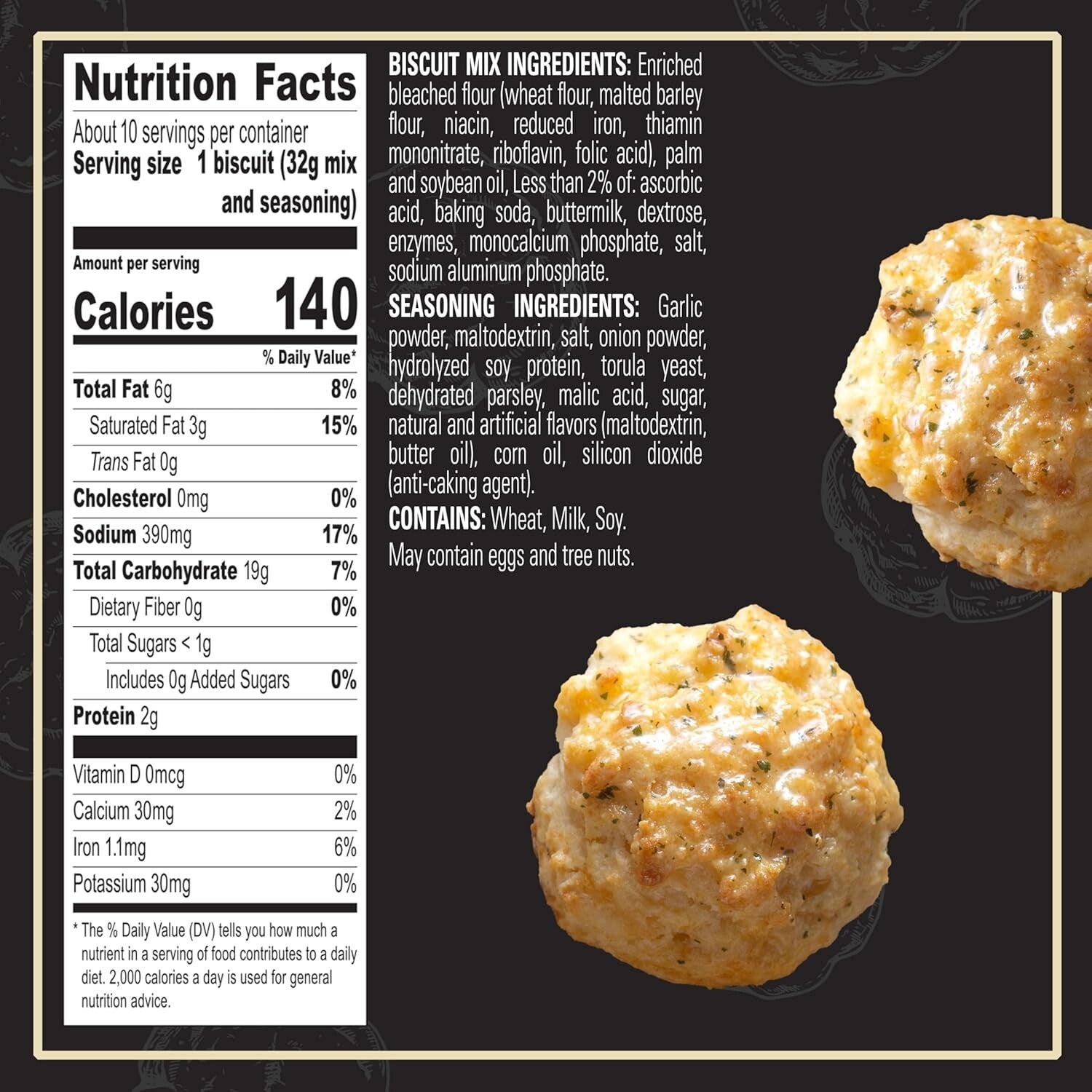 Cheddar Bay Biscuit Mix (Pack of 12) - Just Add Cheddar for Delicious Biscuits!