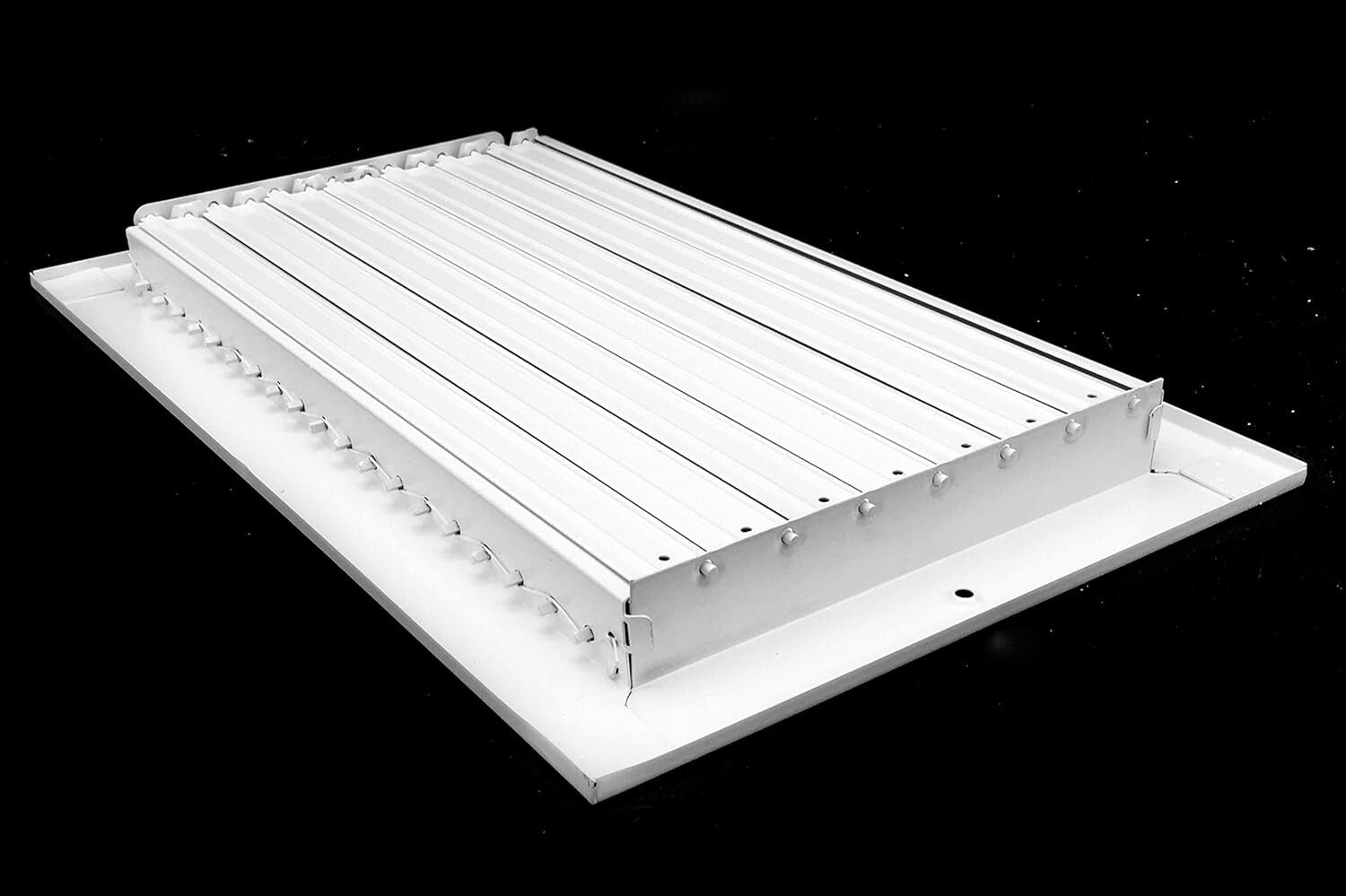 14"w X 8"h Adjustable HVAC Air Supply Diffuser - Stylish Steel Grille Register