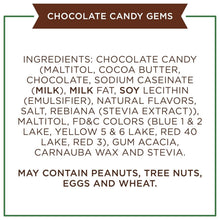 Load image into Gallery viewer, Delicious Sugar Free Chocolate Candy Gems - Resealable 7.5 oz Bags, Set of 5