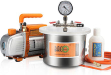 Load image into Gallery viewer, Professional-Grade Vacuum Chamber - 1.5 Gallon with High Flow Pump for Crafting