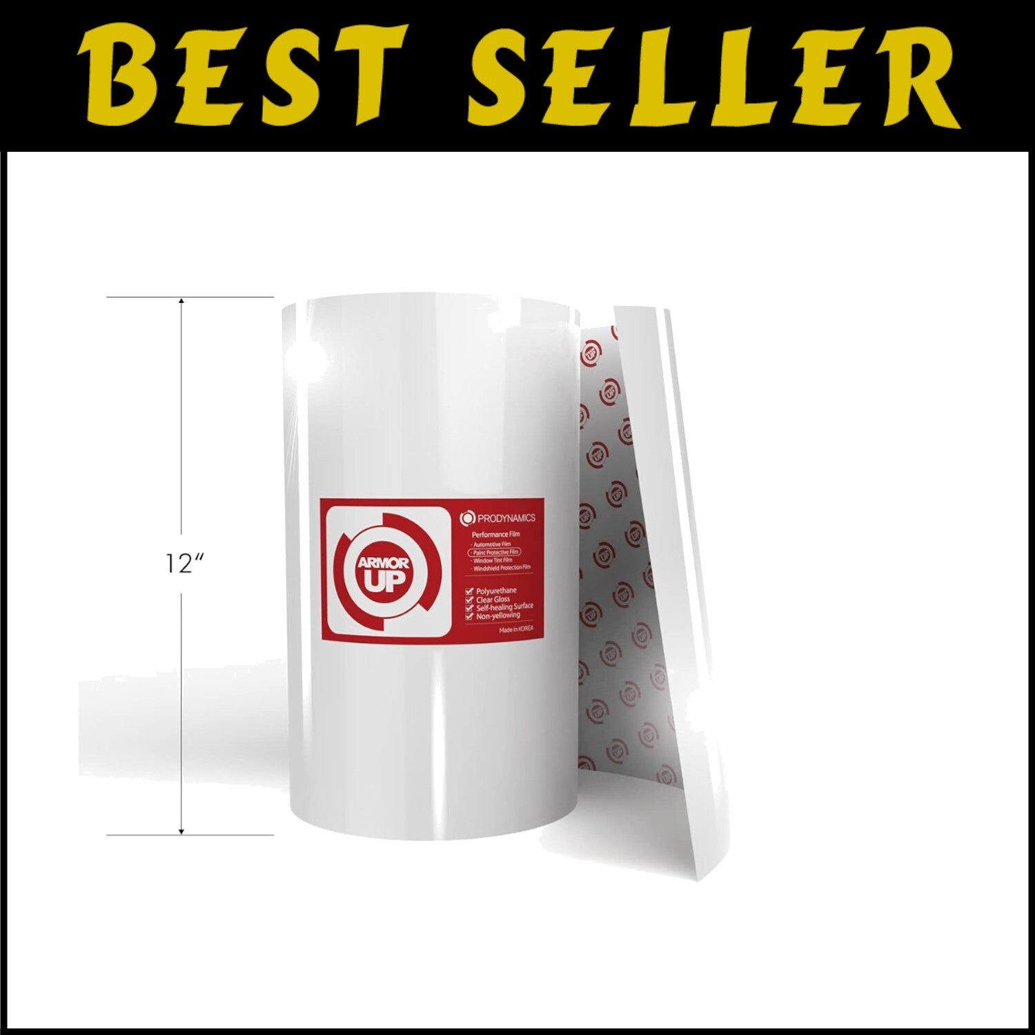 Self-Healing Clear Gloss Paint Protection Film Roll - UV Shield for Vehicles