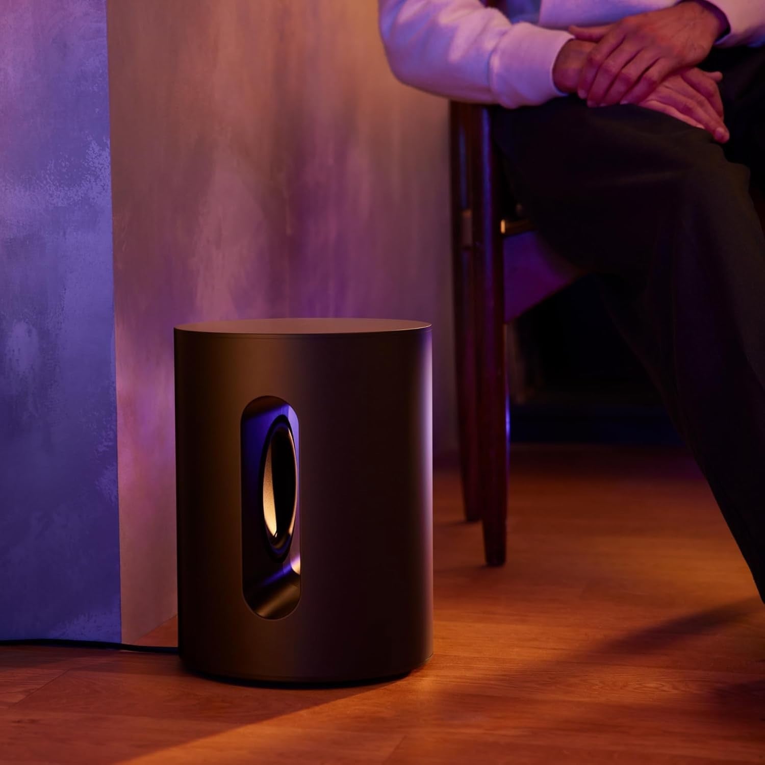 App-Controlled Black Wireless Subwoofer - Amazing Bass for Immersive Experiences