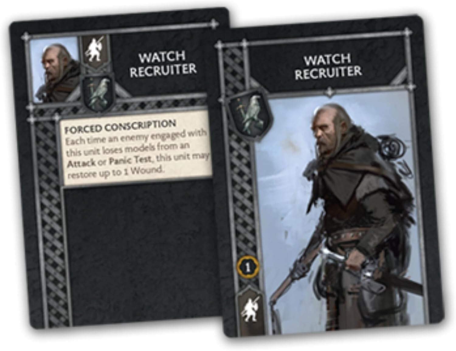 Night's Watch Conscripts Miniatures - Versatile Troop Options for Strategy Games