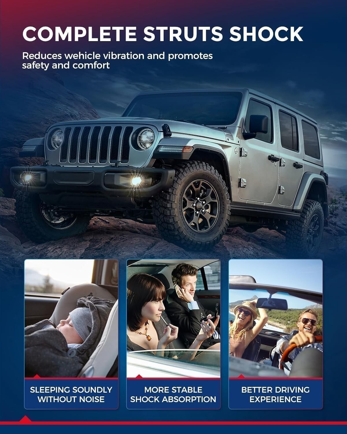 Front Strut & Coil Spring Set (272276/272275) for RAV4 2006-2012 - Easy Install