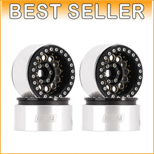 Load image into Gallery viewer, Super Heavy 1.9" Beadlock Wheel Rim in Brass-Aluminum Mix for 1/10 RC Crawlers