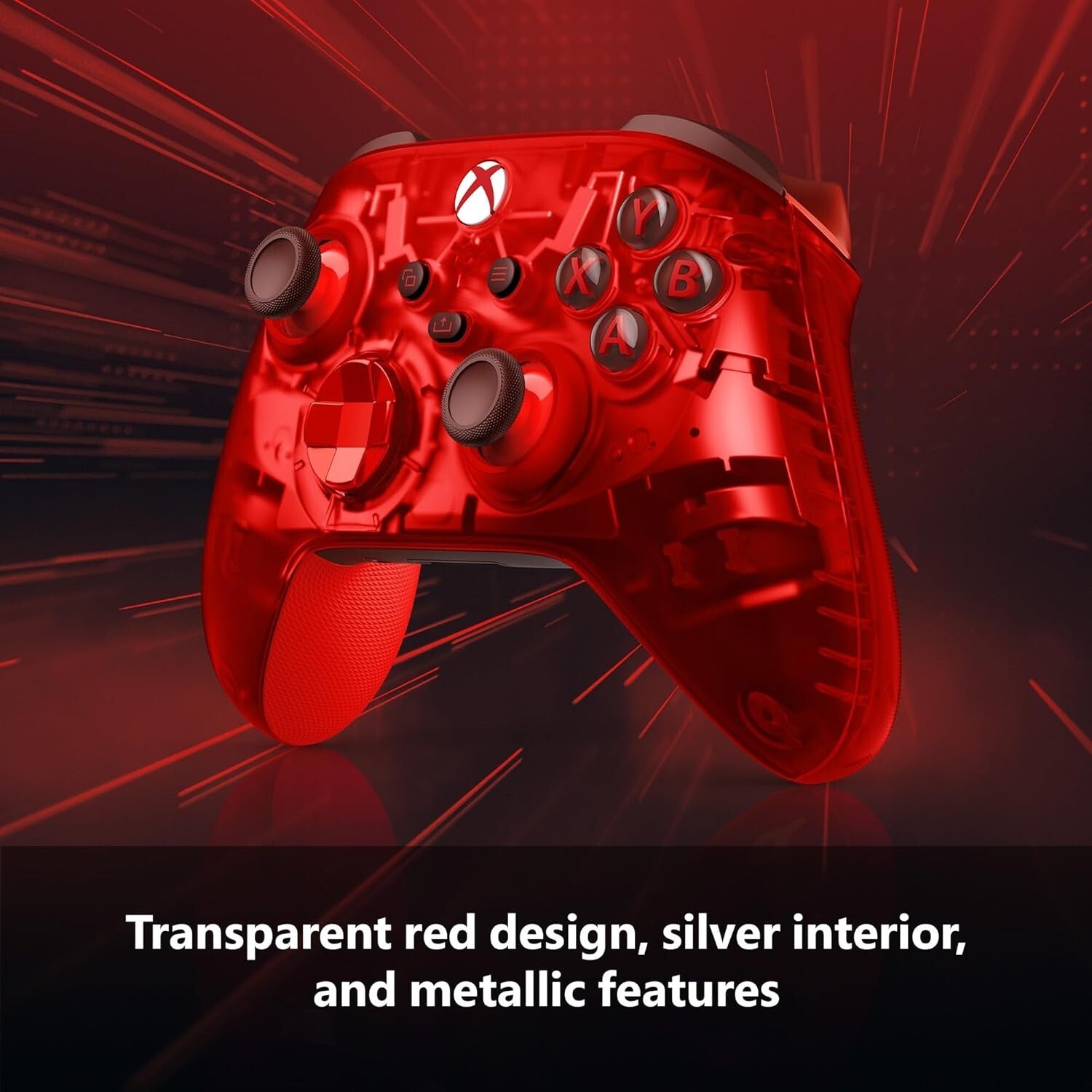 Pulse Cipher Special Edition Wireless Controller - Red Metallic Gaming Accessory