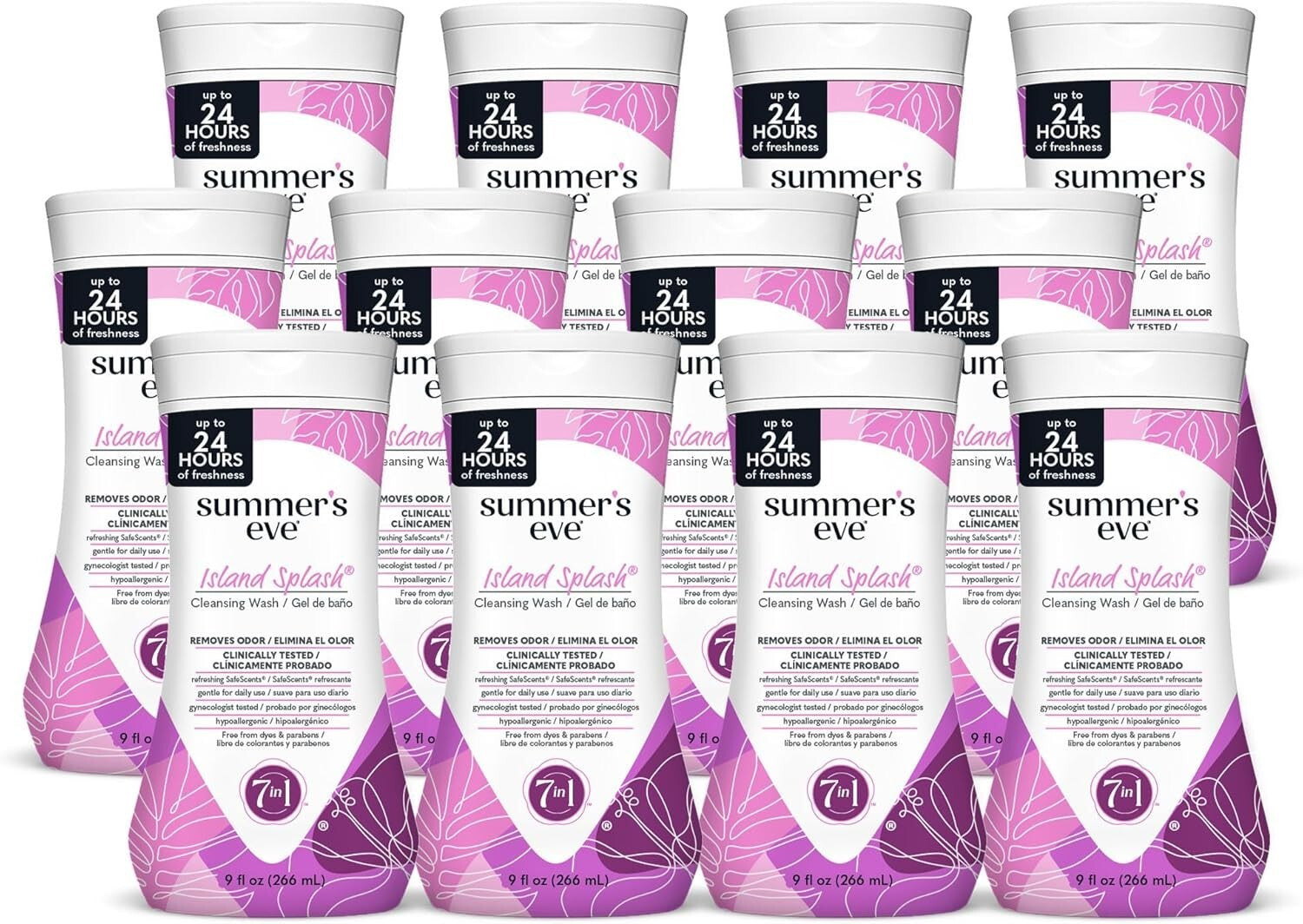 Island Splash Feminine Body Wash - Refreshing Daily Cleansing for Sensitive Skin