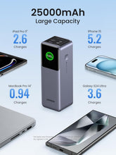 Load image into Gallery viewer, Nexode 25000mAh 200W Portable Power Bank with TFT Smart Display for All Devices