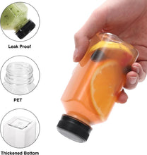 Load image into Gallery viewer, Versatile 8oz Reusable Juice &amp; Smoothie Bottles - Pack of 134 with Accessories