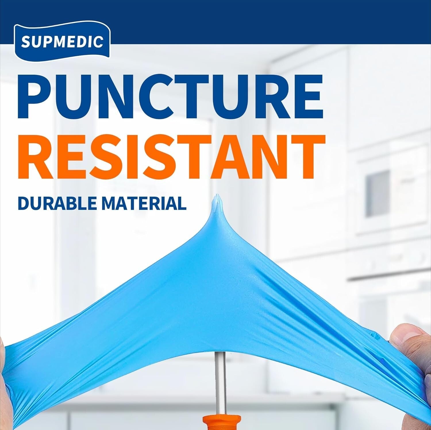 1000 Pack of Blue Nitrile Disposable Gloves - Tactile Sensitivity and Protection