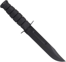 Load image into Gallery viewer, American-Style 7-Inch Black Knife with Sturdy Hard Sheath - Ideal for Hunting