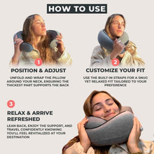 Load image into Gallery viewer, Machine-Washable U-Shaped Neck Pillow - Comfort for Home, Car, and Air Travel