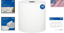 Load image into Gallery viewer, Kleenex Bulk Hard Roll Paper Towels - 6 Rolls of 600' for Ultimate Absorbency