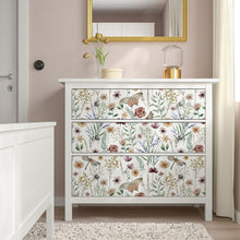 Load image into Gallery viewer, Stain-Resistant Floral Peel and Stick Wallpaper - 46.24sq.ft. Coverage