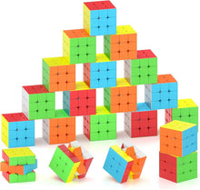 Load image into Gallery viewer, Portable 3x3x3 Speed Cubes Set - Perfect Gifts for Birthday and School Parties