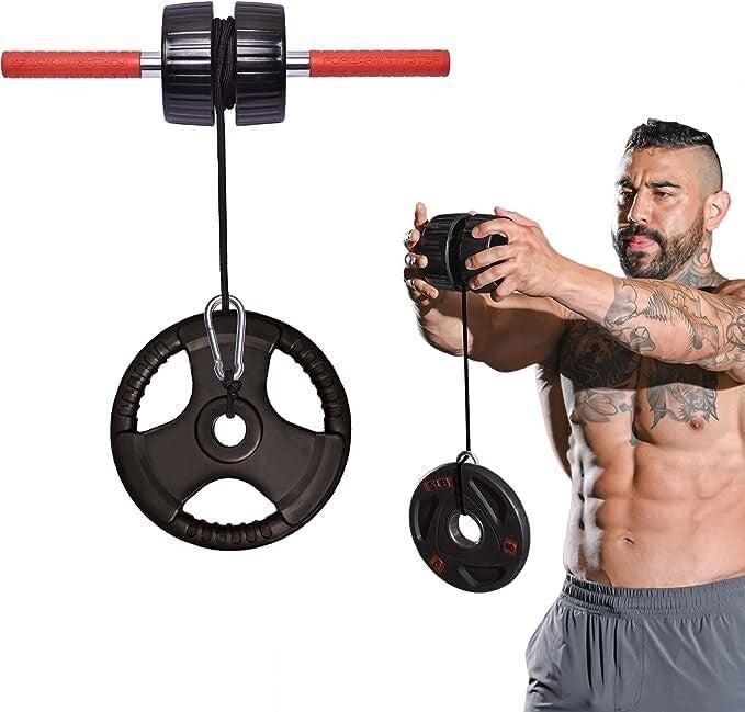 Durable Wrist Roller with Non-Slip Grip - Ideal for Strength Training & Recovery
