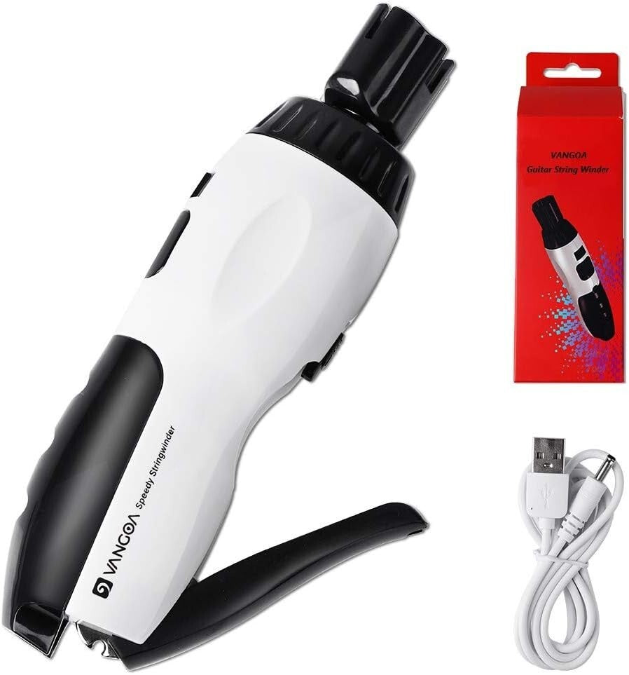 Effortless 3-in-1 Electric String Winder, Cutter, & Pin Puller for Musicians