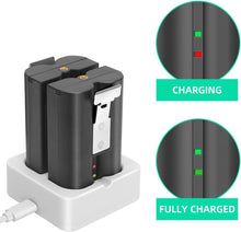 Load image into Gallery viewer, Complete 2-Pack 6040mAh Battery Solution with Charger for Ring-Doorbell &amp; Cam