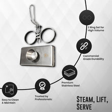 Load image into Gallery viewer, Professional 2 Ring Stainless Steel Egg Frying Rings for Consistent Results