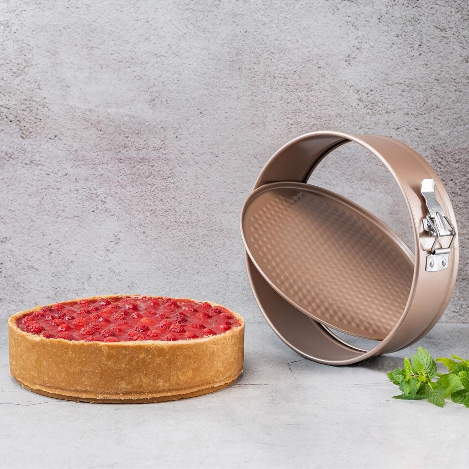 Baking Dream: 10-Inch Nonstick Springform Cake Pan with Quick Release Design