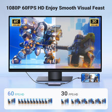 Load image into Gallery viewer, Compact USB C Capture Card 1080P 60FPS for Seamless Streaming Experience