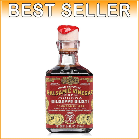 Award-Winning Modena Balsamic Vinegar - Gourmet Italian Condiment, Pack of 1