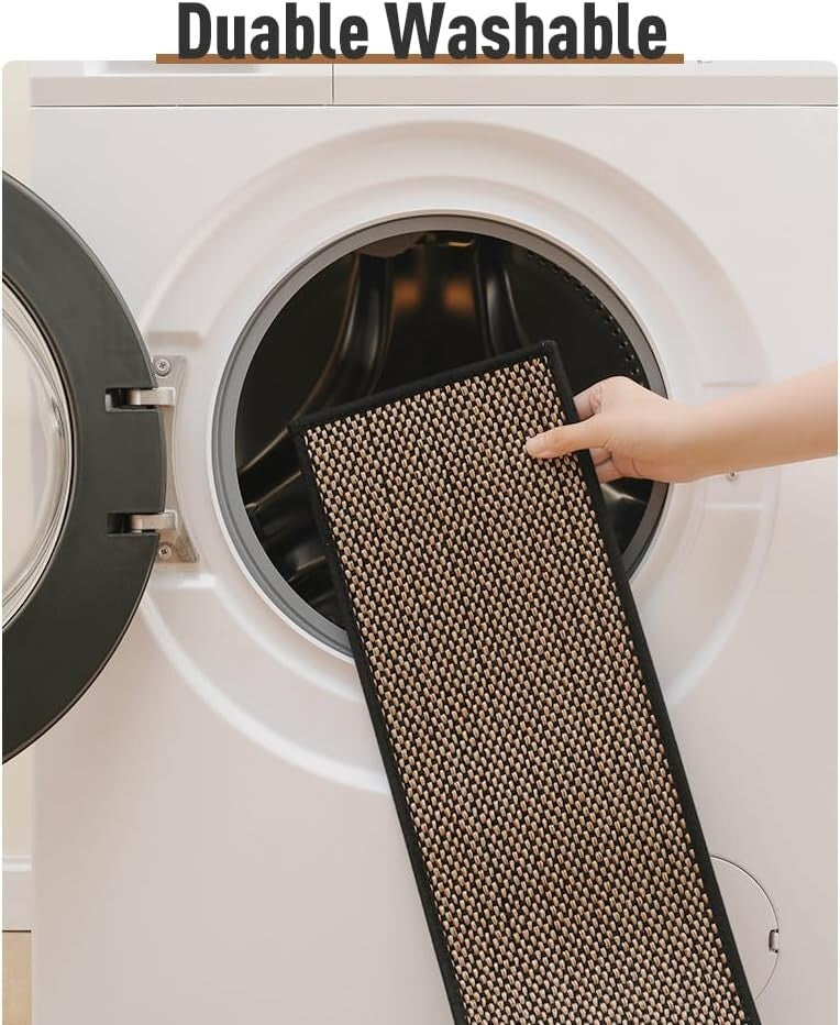 Elegant Non-Slip Carpet Stair Treads 15PCS - Protect Wooden Steps Effortlessly