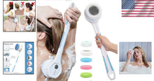 Load image into Gallery viewer, Luxury Electric Body Brush with Non-Slip Handle - 3 Speed Modes, 5 Brush Heads