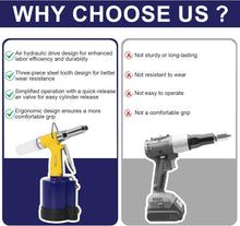 Load image into Gallery viewer, Efficient Pneumatic Riveting Gun with Quick Release Valve &amp; Steel Teeth Design
