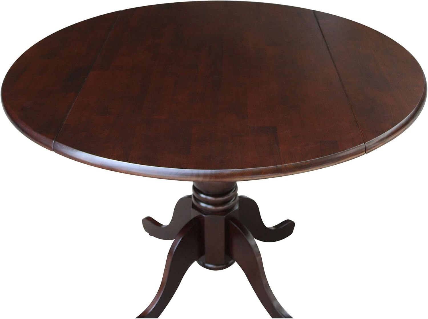 French Country 42-Inch Drop Leaf Table - Stylish Space Saver for Dining Needs