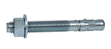 Load image into Gallery viewer, Zinc Plated 1" x 6" Wedge Anchors, Box of 5, Ideal for Concrete Installation