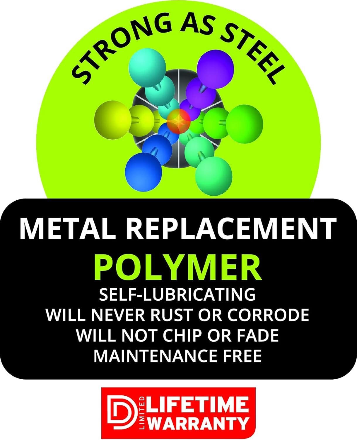 Durable Self-Closing Hinge Pair for Gates Up to 154 lbs with Easy Adjustability