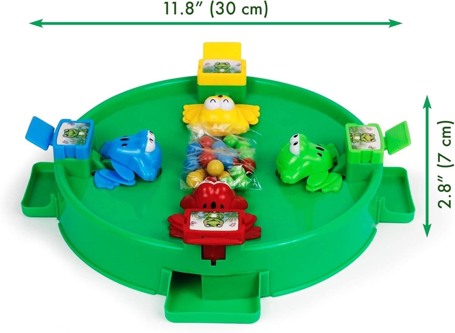 ASTM Certified Hungry Frogs Board Game - A Fun Challenge for Kids and Families