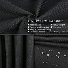Load image into Gallery viewer, Luxury Hotel-Grade Shower Curtain with Thick Waffle Weave &amp; Mesh Top - 72x74