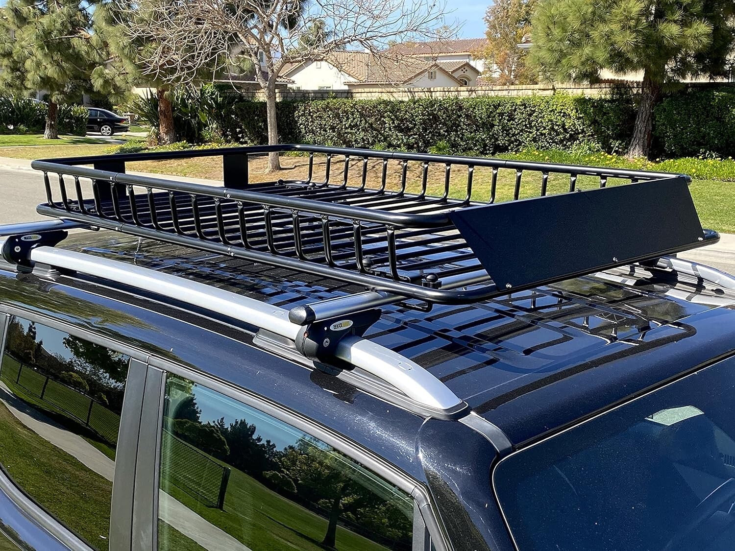Lightweight 64" x 39" x 6" Steel Roof Rack - Easy Snap Mount Perfect for Trucks