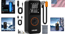 Load image into Gallery viewer, Cordless Air Pump with Tire Pressure Gauge – 150PSI, 20000mAh Battery Option