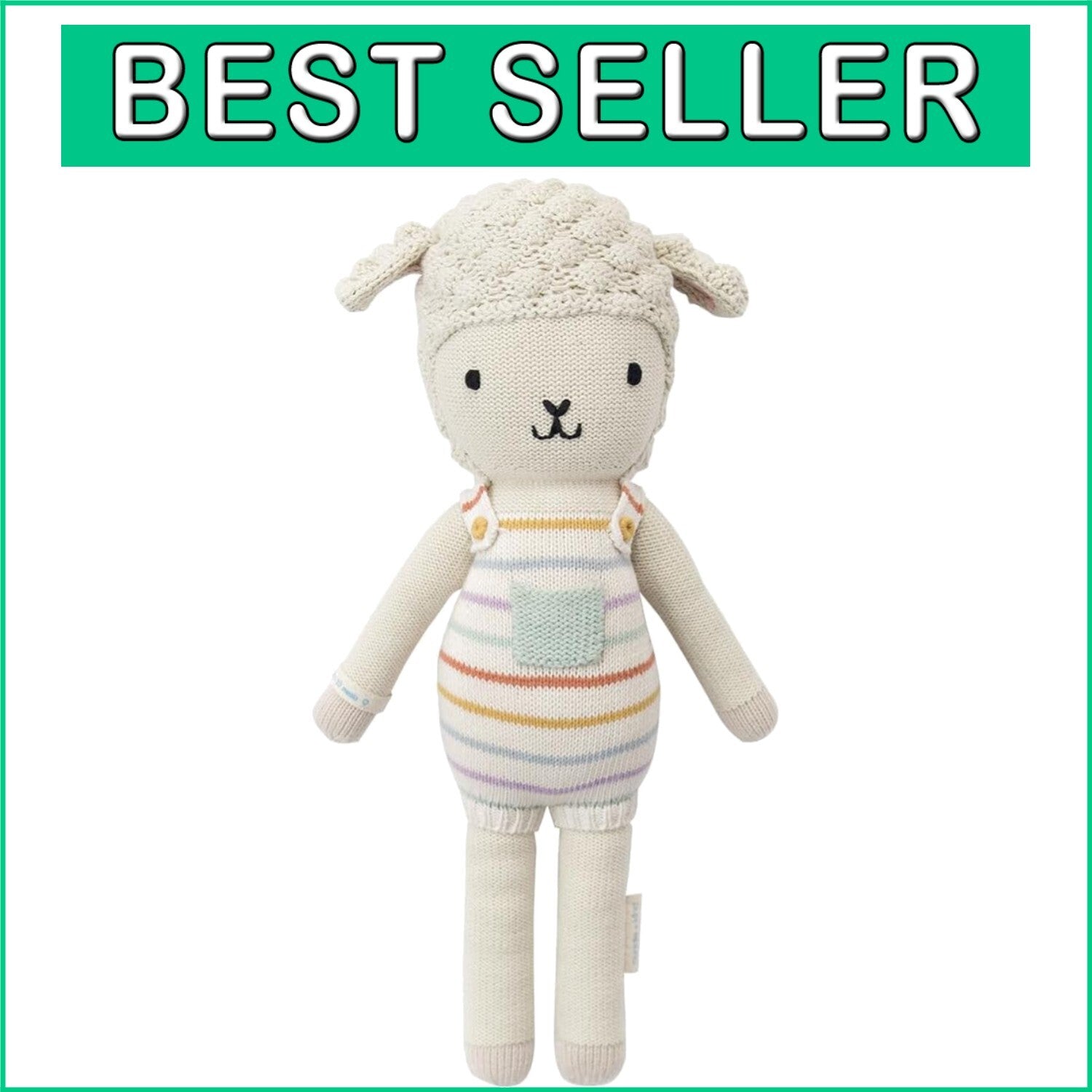 Avery The Lamb 13" Handcrafted Doll - Supports 10 Meals for Those in Need